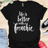 Life is better with a frenchie - V10 - Simple Swish T-Shirt